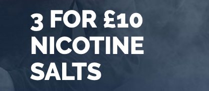 3x Nic Salts for £10 Delivered @ Go-Liquid