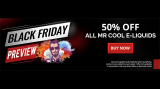 Black Friday Sale: Fog Mansion 50% Off All Mr Cool E-Liquids