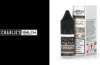 Pacha Mama (Charlie’s Chalk Dust) – Strawberry, Guava and Jackfruit E-liquid Review